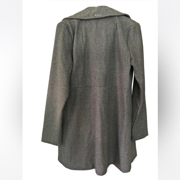 Roxy Grey Long Pea Coat - Picture 6 of 11